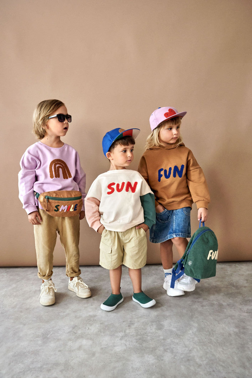 Kids Sweater - Little Gang Sun milky