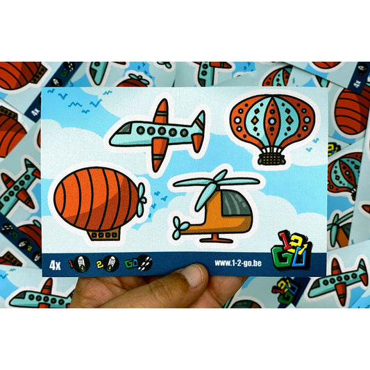 Luchtvoertuigen - Schoenstickers