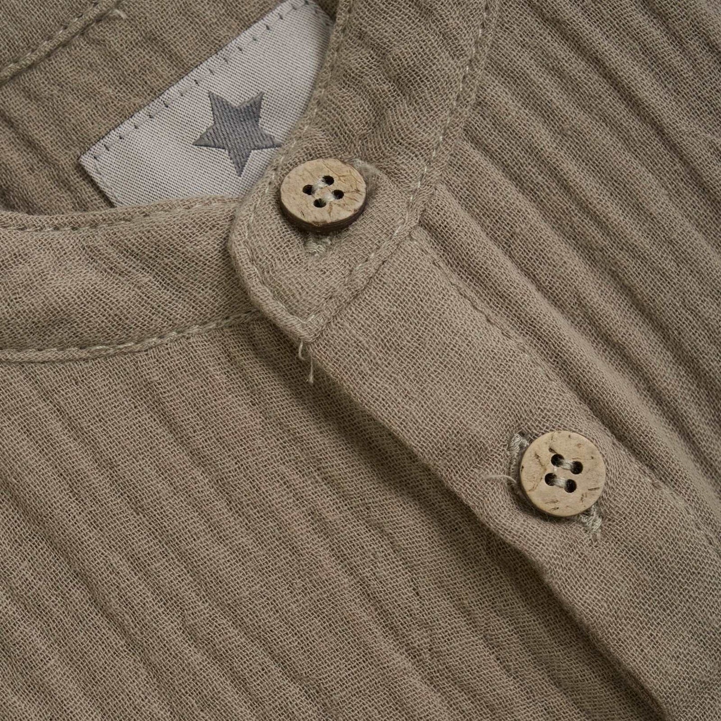 HUTTEliHUT - zomer Playsuit Mousseline - Bruin