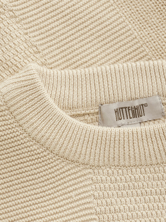 Pullover Knit Trui - Cement