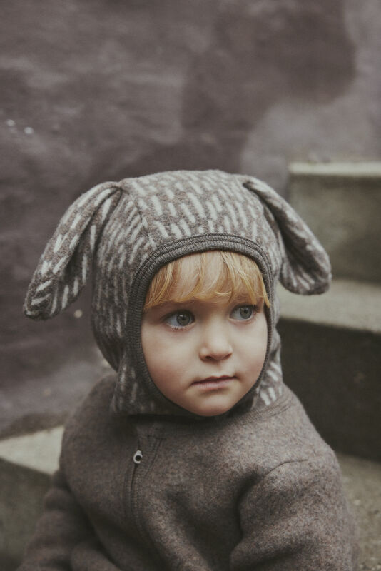 Jasje van Wol Fleece - Bruin Melange