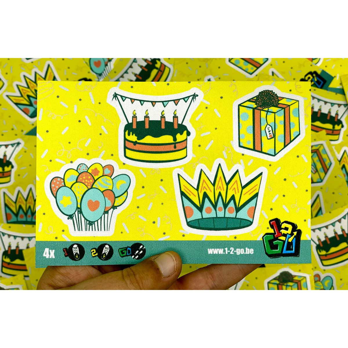 Schoenstickers - hulp voor links en rechts aantrekken - 14 varianten