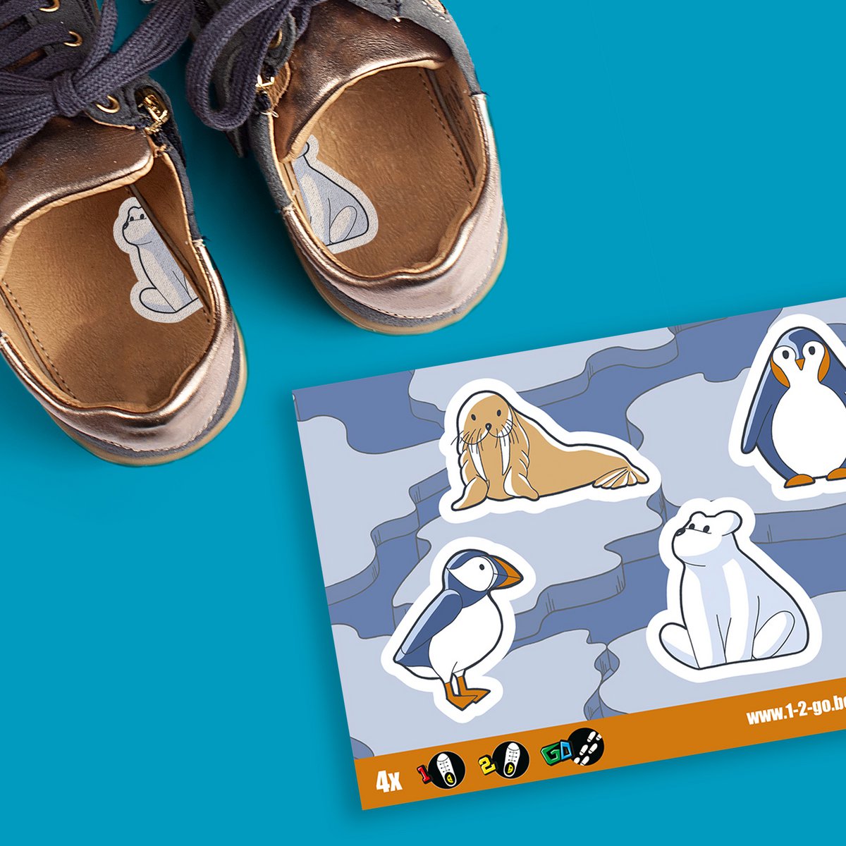 Pooldiertjes - Schoenstickers