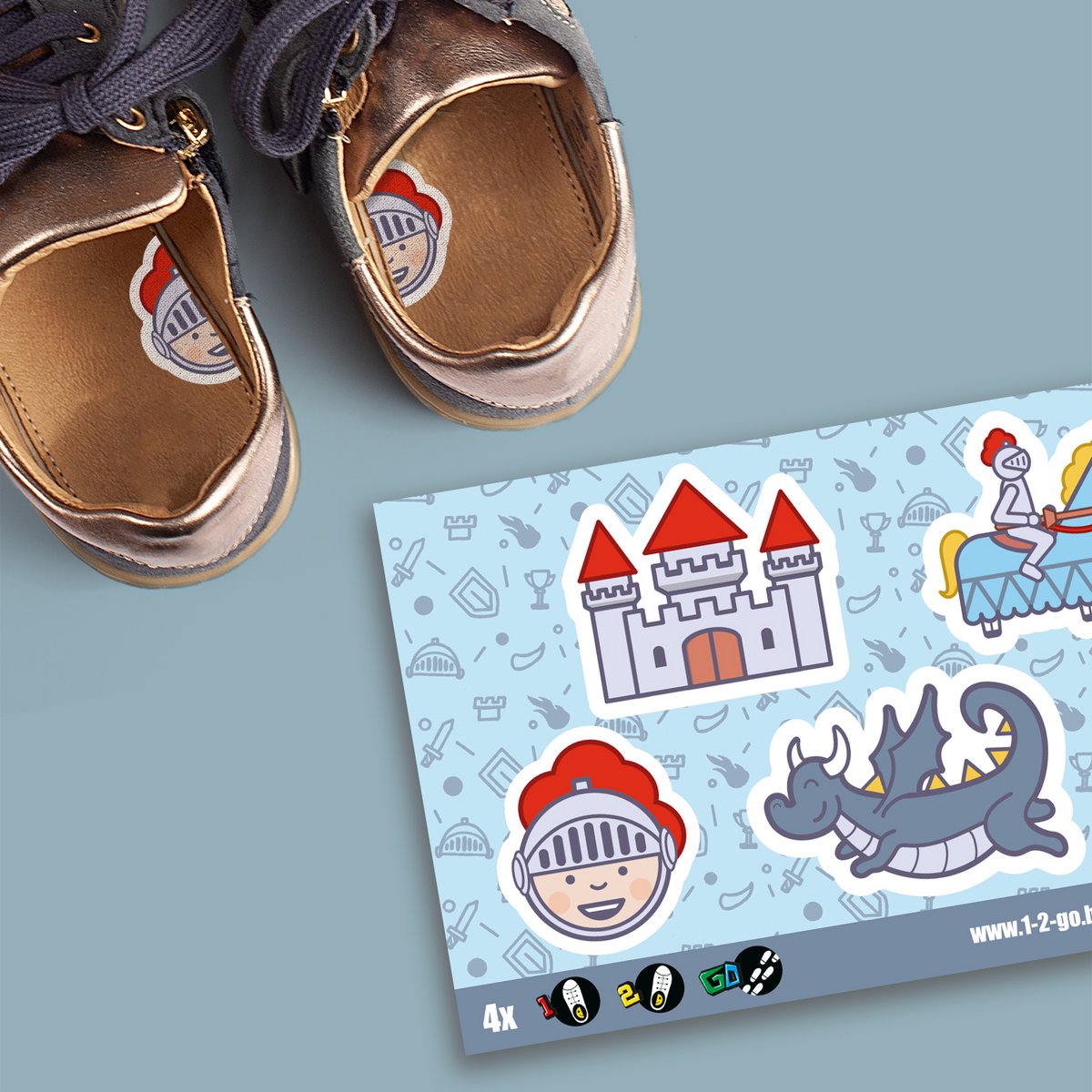 Ridders - Schoenstickers