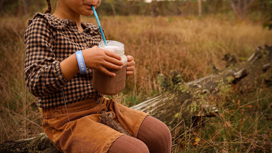 Armbandje IK BEN STERK - Blauw