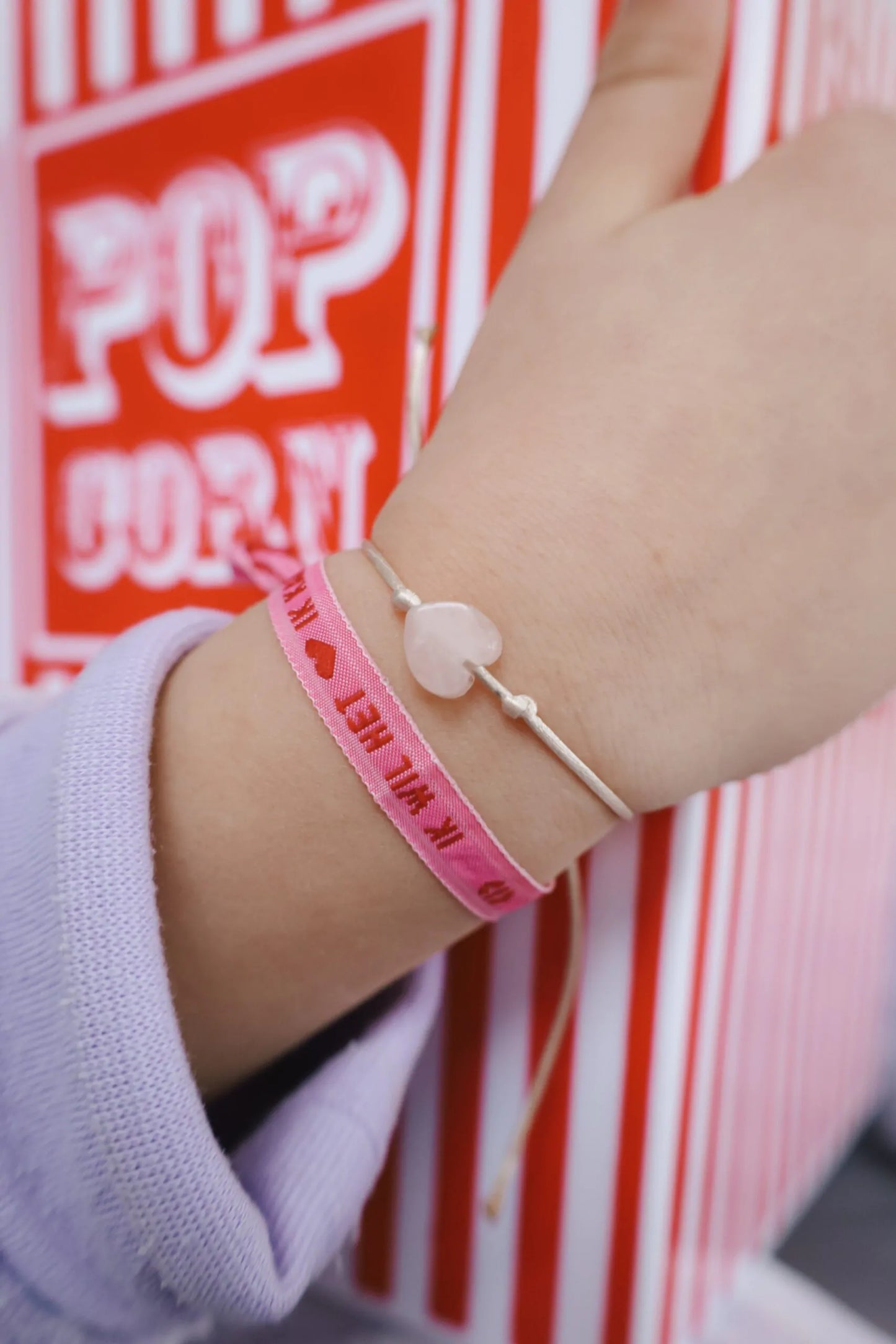 Armband Rozenkwarts Kids