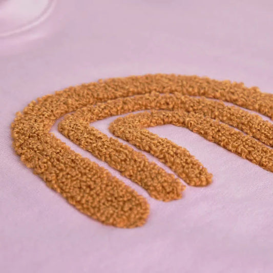 kids sweater little gang rainbow lilac