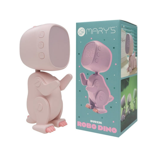 wekker - Robo Dino - Pink