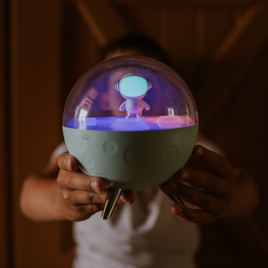 LED LAMP - Moon - Blue