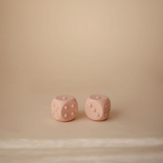 Dobbelstenen Press Toy Siliconen - Blush / Shifting Sands