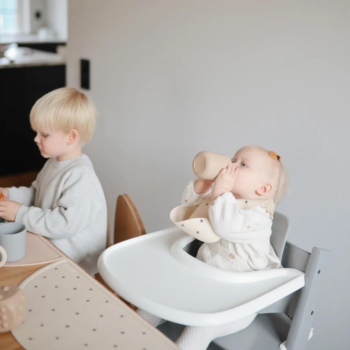 Gobelet à bec MUSHIE Sippy Cup - Naturel