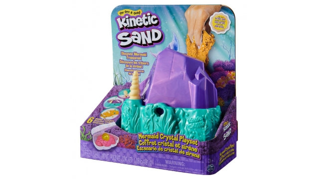 Kinetic Sand Mermaid Crystal Playset