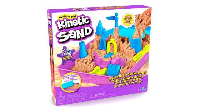 Kinetic Sand Deluxe Beach Castle Playset