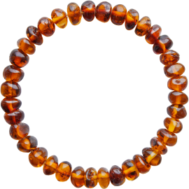 Armband voor volwassenen Amber Cognac