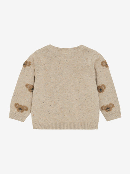 Pullover Knitted little koala - Beige Melange