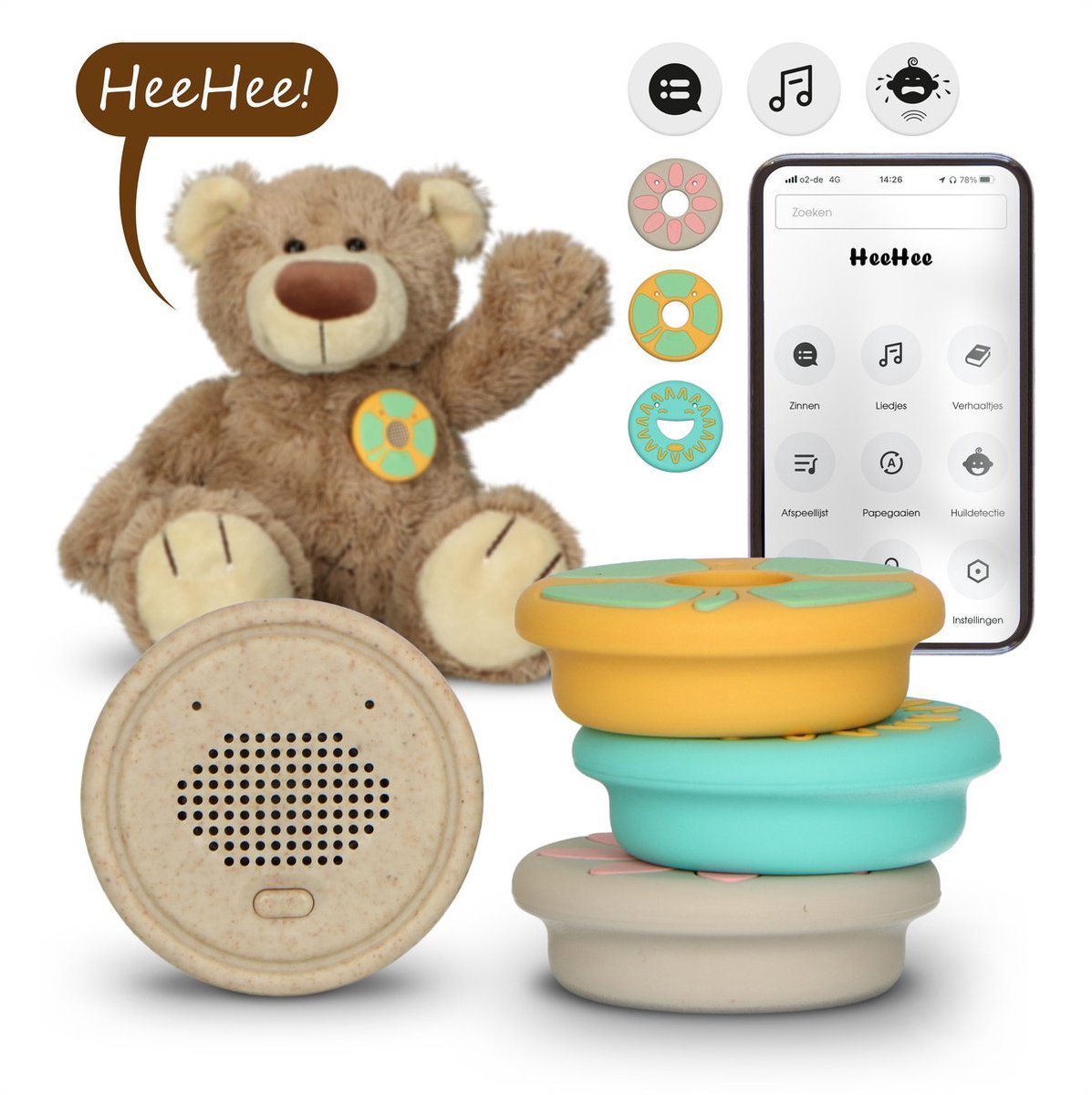 HeeHee Baby - Bluetooth Speaker- interactief speelgoed