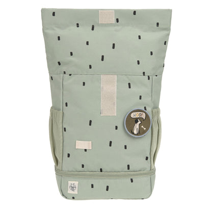 Mini Rolltop Backpack Happy Prints light olive