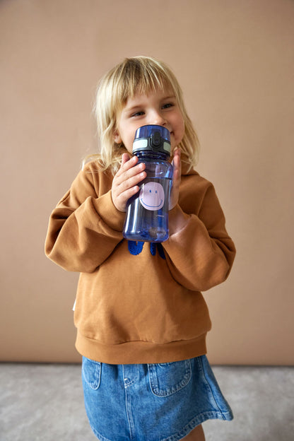 Lunch Set (Lunchbox & Drinking Bottle) - Little Gang, Smile caramel