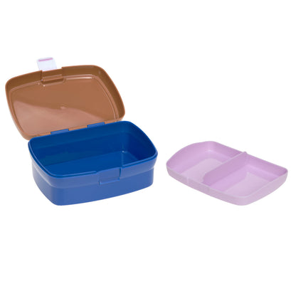 Lunch Set (Lunchbox & Drinking Bottle) - Little Gang, Smile caramel