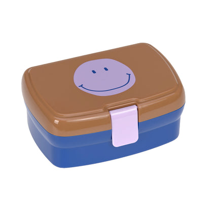 Lunch Set (Lunchbox & Drinking Bottle) - Little Gang, Smile caramel