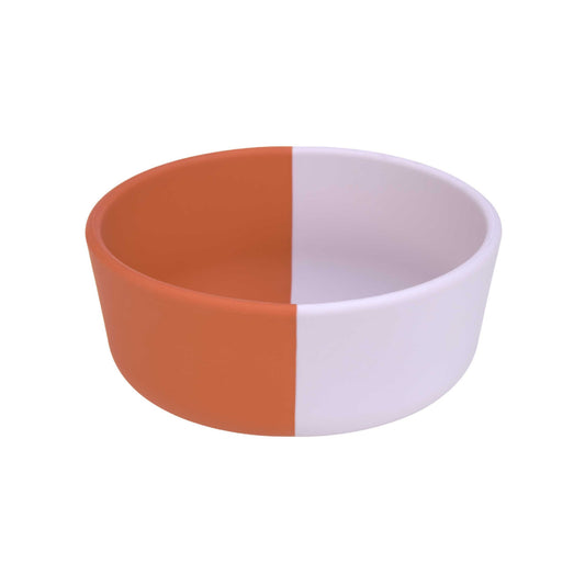 Silicone Bowl - Happy Rascals, Heart lavender