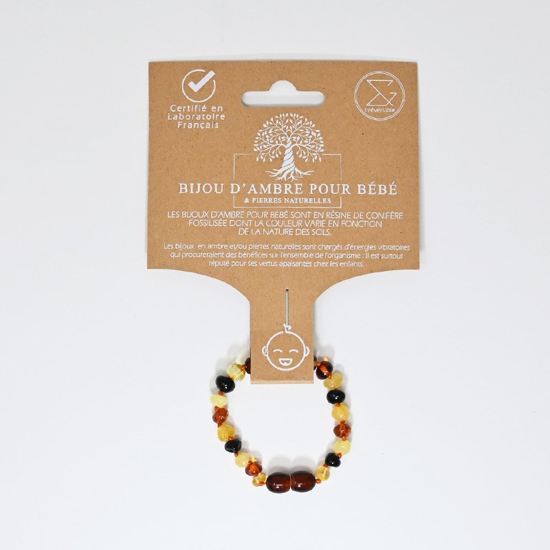 Multi - Amber armband - baby