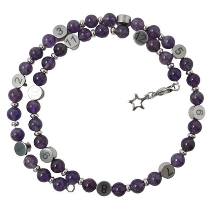 Purple Amethyst - Borstvoeding armband