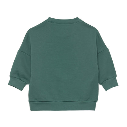 Sweater Little Gang- Smile - Ocean Green