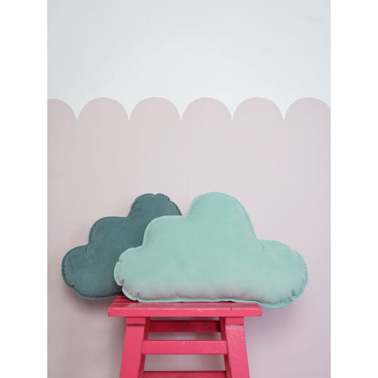 Velvet Wolkenkussen voor babykamer "Mint"