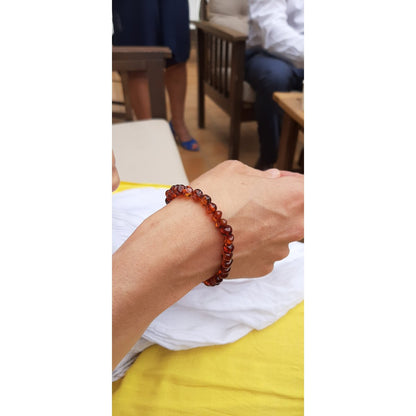 Armband voor volwassenen Amber Cognac