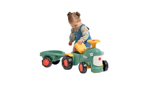 Falk Maurice Looptractor Set Groen/Geel