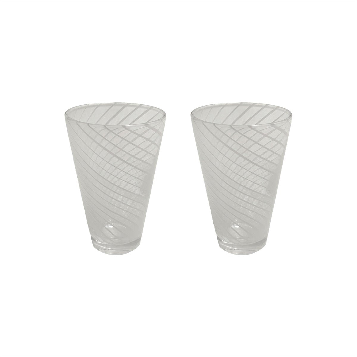 Yuka Swirl-glas - 2 stuks