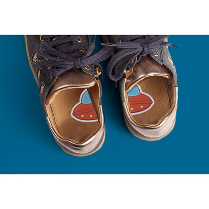 Schoenstickers - hulp voor links en rechts aantrekken - 14 varianten