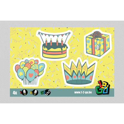 Schoenstickers - hulp voor links en rechts aantrekken - 14 varianten