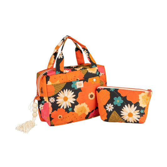 Tas set  "Picknick met Bloemen"