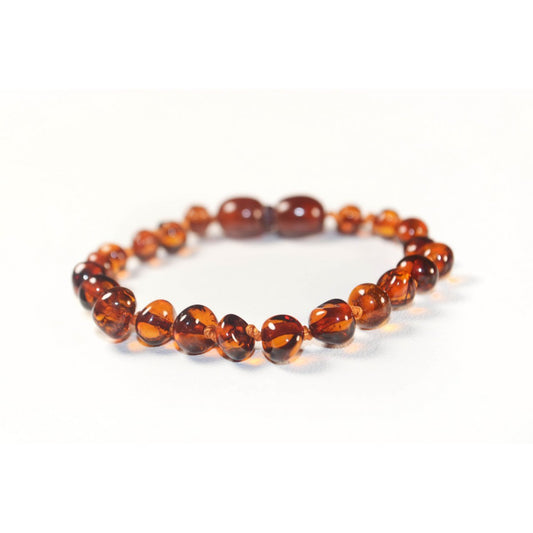 Cognac - Amber armband - baby