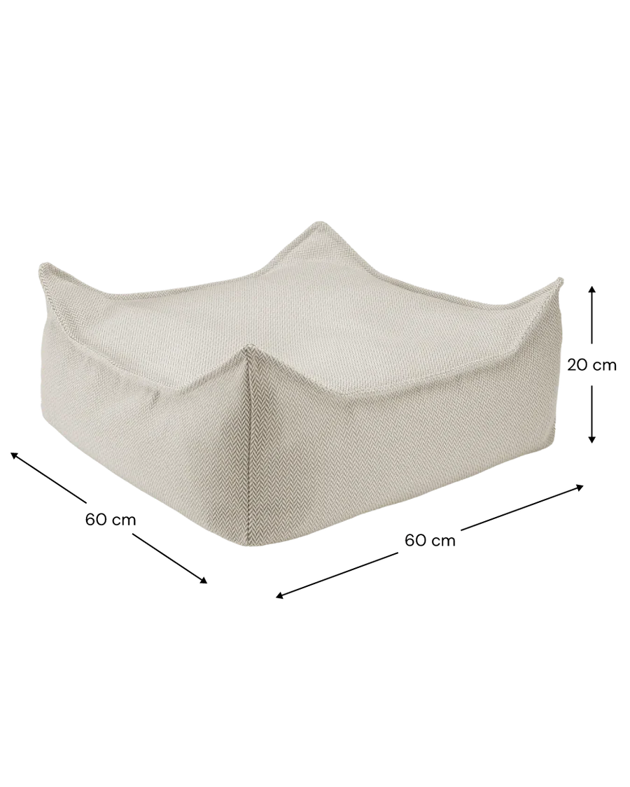 Outdoor SET Beanbag Chair  + Ottoman poef - 3 kleuren