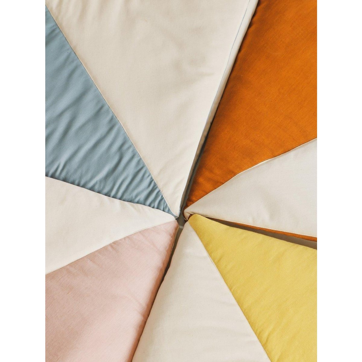 "Caramel Candy" Ronde Patchwork Mat