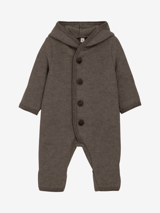 Pram Suit Pixie Soft Wool - Brown Melange