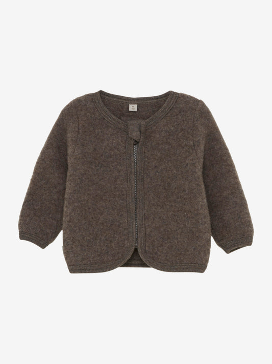 Jacket Wool Fleece - Brown Melange