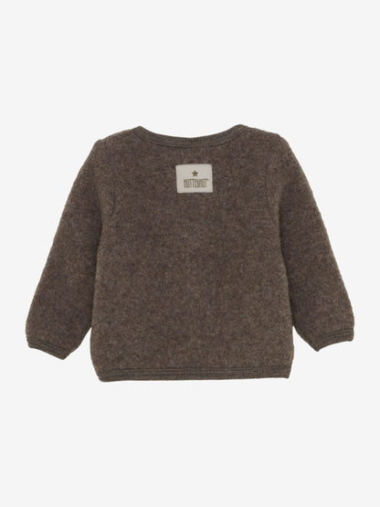 Jacket Wool Fleece - Brown Melange