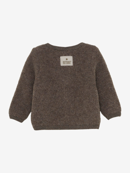 Jacket Wool Fleece - Brown Melange