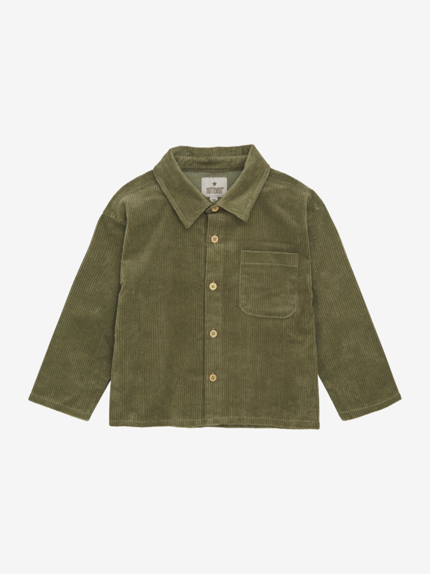 Overhemd blouse Corduroy - Deep Lichen Green