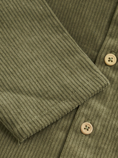 Shirt Corduroy - Deep Lichen Green