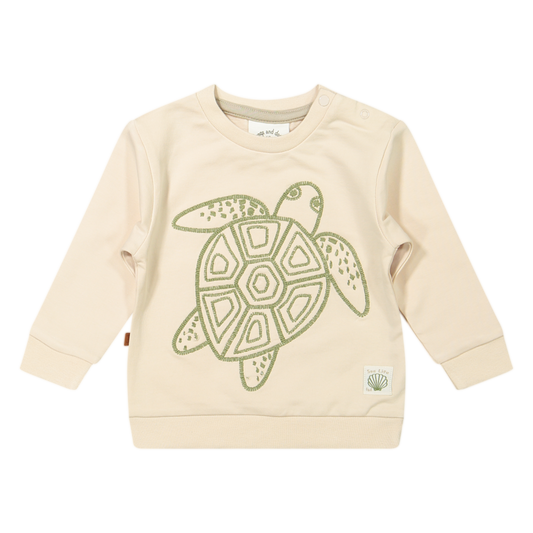 Schildpad sweatshirt | Beige