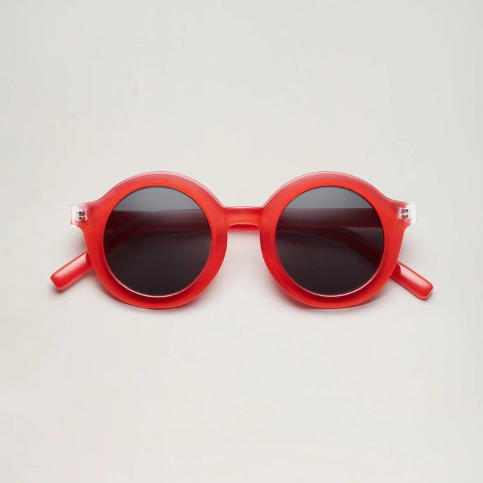 BabyMocs zonnebril Signature Round - Kind 1,5 - 8 jaar - Red