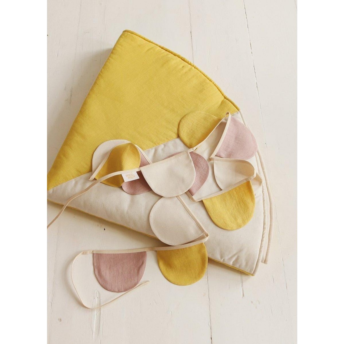 "Honey Candy" Ronde Patchwork Mat