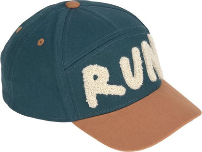 Pet Kids Base Cap Run brown/blue