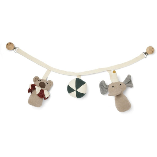 Aston gebreide kinderwagen ketting