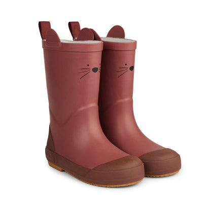 Anton animal rubberboots-Mahogany